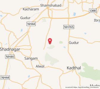Map of Akunpalli, Andhra Pradesh