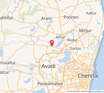 Map of Alamadi, Tamil Nadu