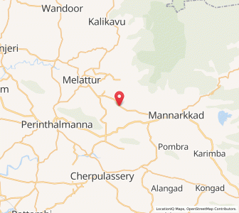 Map of Alanallur, Kerala