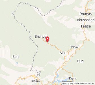 Map of Alas, Himachal Pradesh