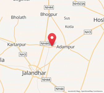 Map of Alawalpur, Punjab