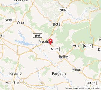 Map of Ale, Maharashtra