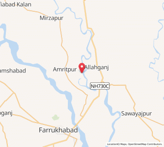 Map of Alhadpur, Uttar Pradesh