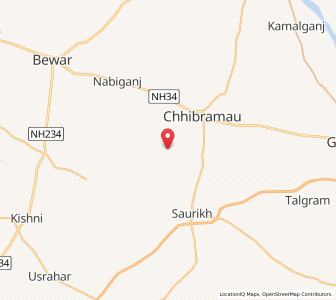 Map of Alhinapur, Uttar Pradesh