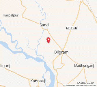 Map of Aliapur, Uttar Pradesh
