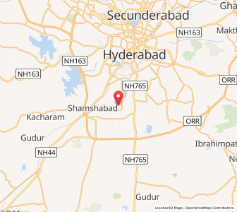 Map of Aliguda, Andhra Pradesh