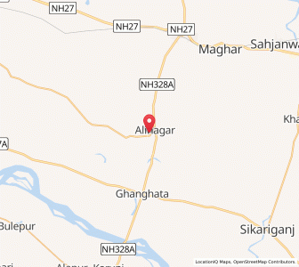 Map of Alinagar, Uttar Pradesh