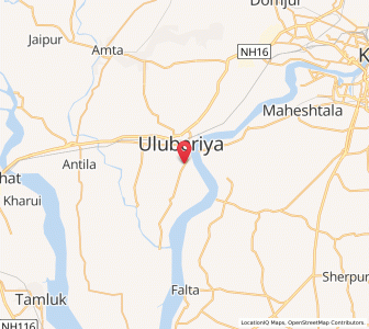 Map of Alipukur, West Bengal