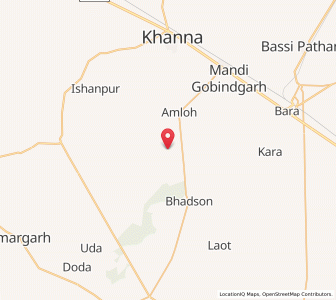 Map of Alipur Jalal, Punjab