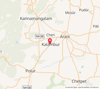 Map of Aliyabad, Tamil Nadu