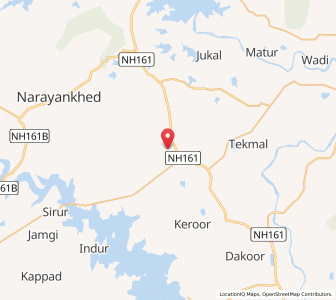 Map of Allahdurg, Andhra Pradesh