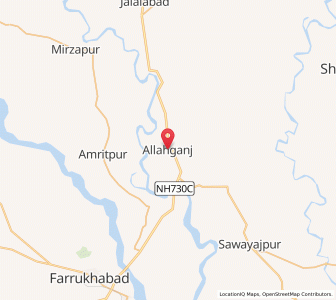 Map of Allahganj, Uttar Pradesh