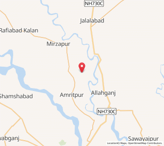 Map of Allanpur, Uttar Pradesh