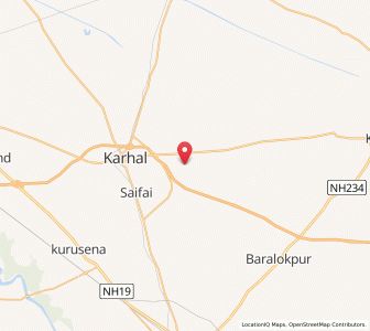 Map of Allipur, Uttar Pradesh