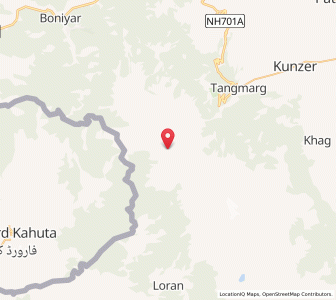 Map of Alpathar, Kashmir
