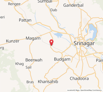Map of Alupura, Kashmir