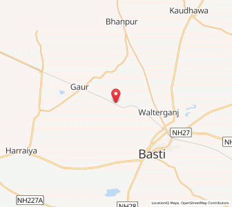 Map of Ama, Uttar Pradesh