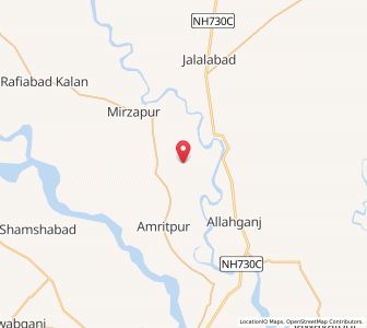 Map of Amaiyapur, Uttar Pradesh