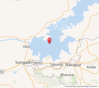 Map of Amalpada, Gujarat