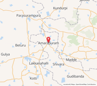 Map of Amarapuram, Andhra Pradesh