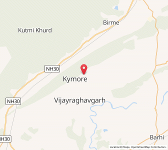 Map of Amardand, Madhya Pradesh