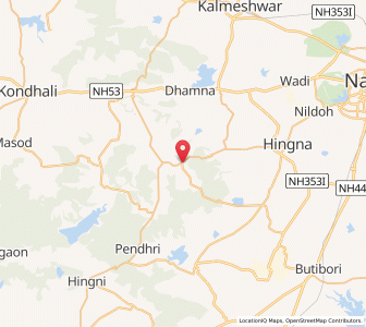 Map of Ambajhari, Maharashtra