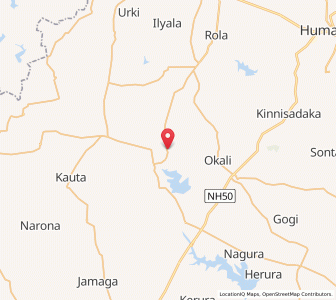 Map of Ambalga, Karnataka