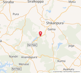 Map of Ambaligolla, Karnataka