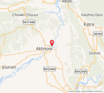 Map of Ambaran, Kashmir