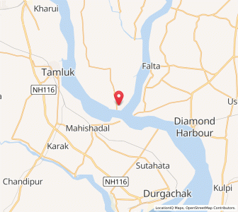 Map of Ambaria, West Bengal