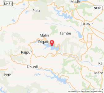 Map of Ambegaon, Maharashtra