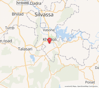 Map of Amboli, Dadra and Nagar Haveli
