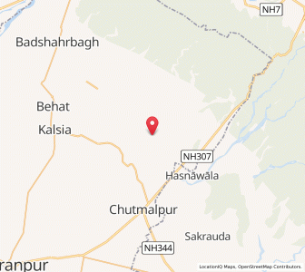 Map of Ambwala, Uttar Pradesh