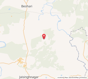 Map of Amdi, Madhya Pradesh