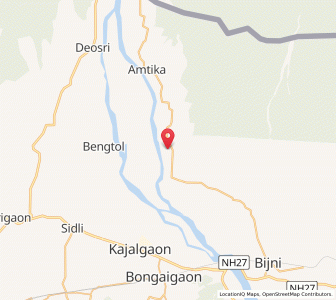 Map of Amguri Bazar, Assam