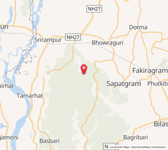 Map of Amihora, Assam