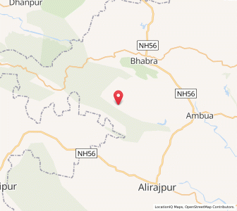 Map of Amkhut, Madhya Pradesh