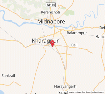 Map of Amlataria, West Bengal