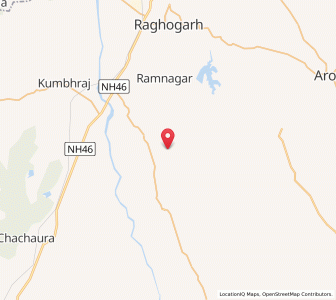 Map of Amlia, Madhya Pradesh