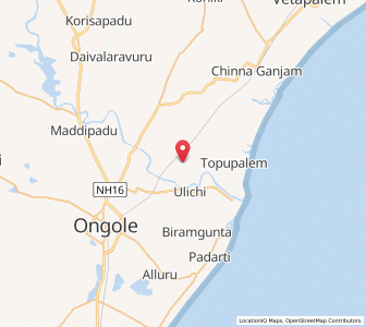Map of Ammanabrolu, Andhra Pradesh