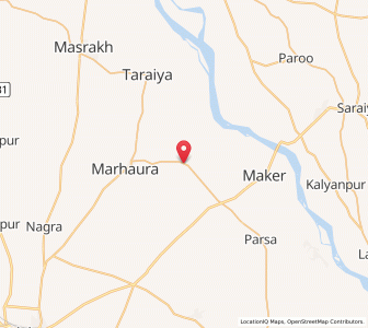 Map of Amnaur Harnarayan, Bihar