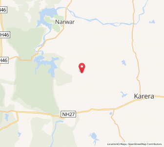 Map of Amoi Patha, Madhya Pradesh