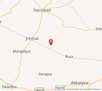 Map of Amoli, Uttar Pradesh