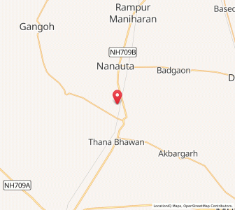 Map of Ampahta Uakubpur, Uttar Pradesh