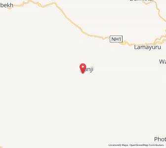 Map of Ampultun, Kashmir