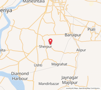 Map of Amratala, West Bengal