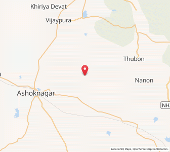 Map of Amraud, Madhya Pradesh