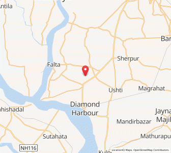 Map of Amria, West Bengal