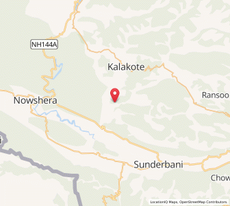 Map of Anah, Kashmir