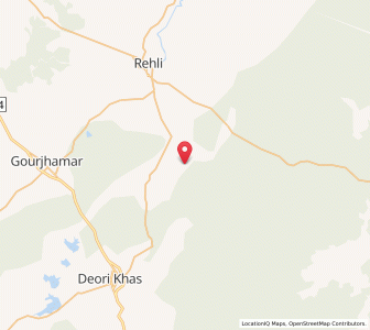 Map of Anantpur, Madhya Pradesh